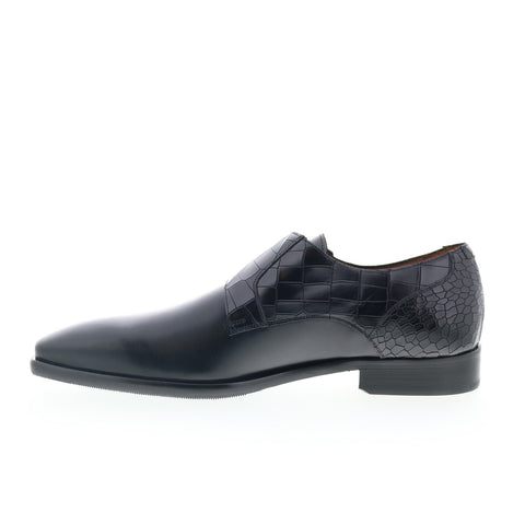 Mezlan Mez238 Mens Black Leather Loafers & Slip Ons Casual Shoes
