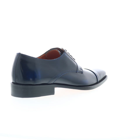 Mezlan Mez241 Mens Blue Leather Oxfords & Lace Ups Cap Toe Shoes