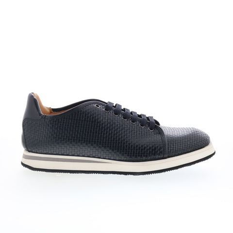 Mezlan Mez242 Mens Black Leather Lace Up Lifestyle Sneakers Shoes