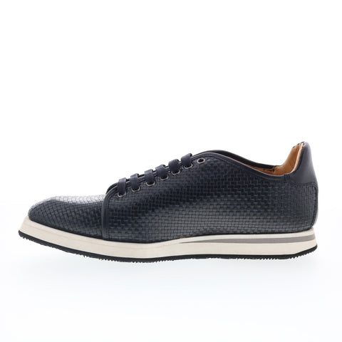Mezlan Mez242 Mens Black Leather Lace Up Lifestyle Sneakers Shoes