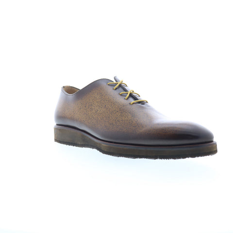 Mezlan Mez248 Mens Brown Leather Oxfords & Lace Ups Plain Toe Shoes