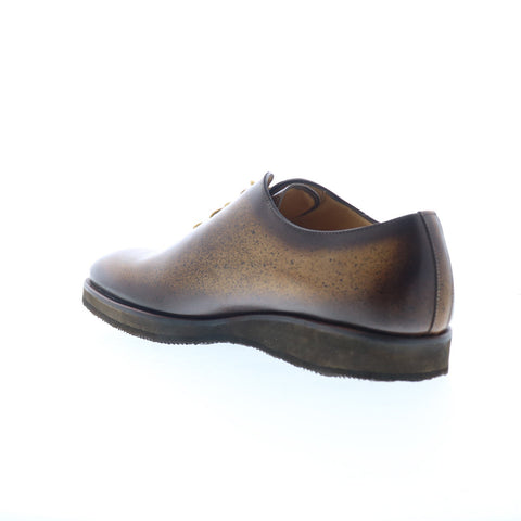 Mezlan Mez248 Mens Brown Leather Oxfords & Lace Ups Plain Toe Shoes