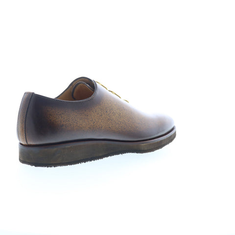 Mezlan Mez248 Mens Brown Leather Oxfords & Lace Ups Plain Toe Shoes