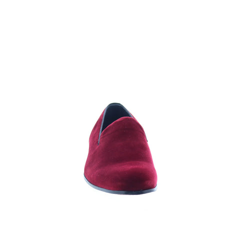 Mezlan Mez249 Mens Burgundy Canvas Loafers & Slip Ons Casual Shoes