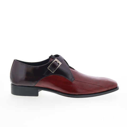 Mezlan Mez24 Mens Red Leather Loafers & Slip Ons Casual Shoes