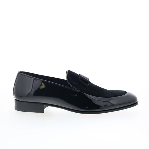 Mezlan Mez250 Mens Black Leather Loafers & Slip Ons Tasseled Shoes