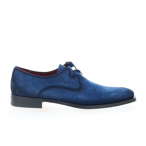 Mezlan Mez254 Mens Blue Suede Loafers & Slip Ons Casual Shoes