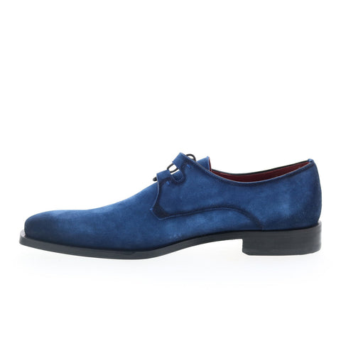 Mezlan Mez254 Mens Blue Suede Loafers & Slip Ons Casual Shoes