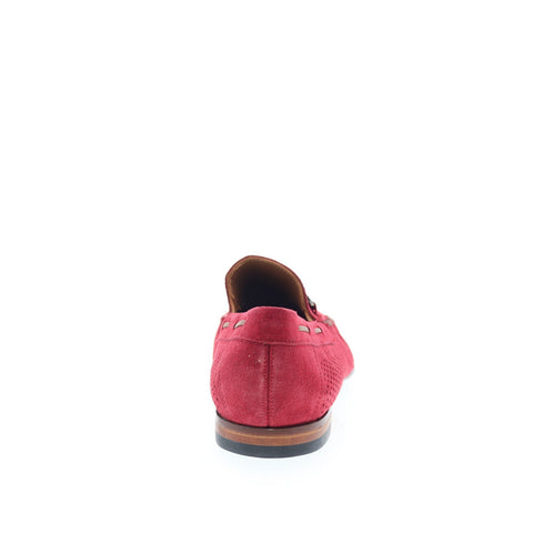 Mezlan Mez264 Mens Red Suede Slip On Loafers & Slip Ons Casual Shoes