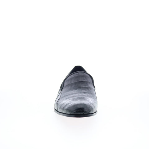 Mezlan Mez274 Mens Black Leather Loafers & Slip Ons Casual Shoes