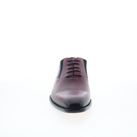 Mezlan Mez280 Mens Burgundy Leather Oxfords & Lace Ups Plain Toe Shoes