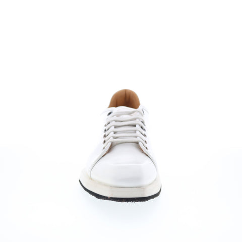 Mezlan Mez281 Mens White Leather Lace Up Lifestyle Sneakers Shoes
