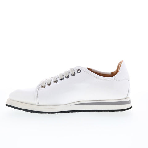 Mezlan Mez281 Mens White Leather Lace Up Lifestyle Sneakers Shoes