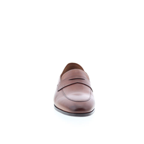Mezlan Mez286 Mens Brown Leather Loafers & Slip Ons Penny Shoes