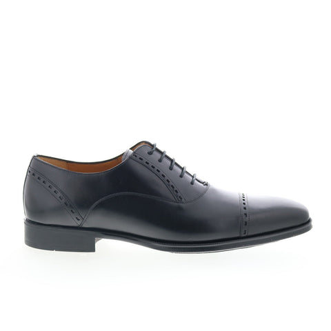 Mezlan Mez288 Mens Black Leather Oxfords & Lace Ups Cap Toe Shoes