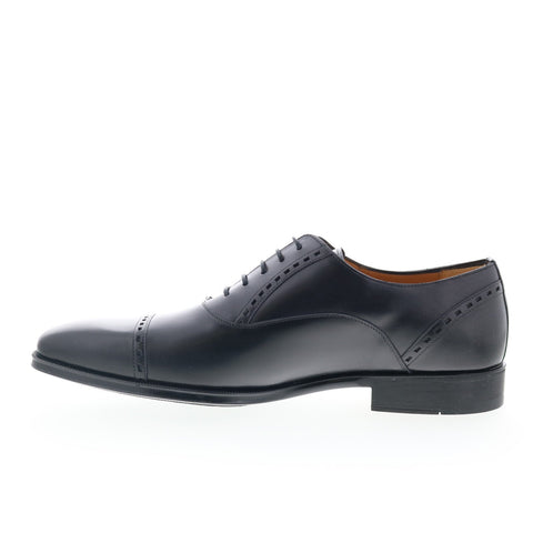 Mezlan Mez288 Mens Black Leather Oxfords & Lace Ups Cap Toe Shoes