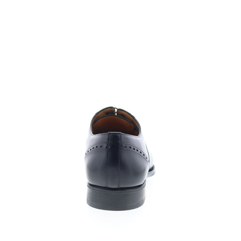 Mezlan Mez288 Mens Black Leather Oxfords & Lace Ups Cap Toe Shoes