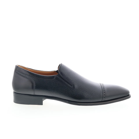 Mezlan Mez292 Mens Black Leather Loafers & Slip Ons Casual Shoes