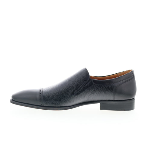 Mezlan Mez292 Mens Black Leather Loafers & Slip Ons Casual Shoes