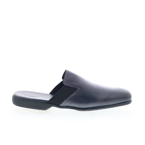 Mezlan Mez294 Mens Gray Leather Slip On Mules Slippers Shoes