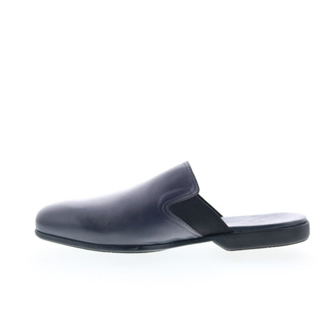 Mezlan Mez294 Mens Gray Leather Slip On Mules Slippers Shoes