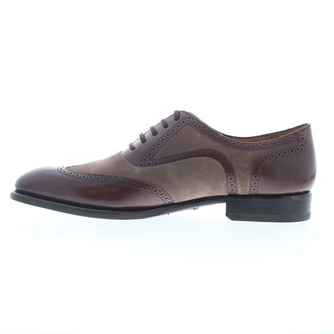 Mezlan Mez300 Mens Brown Leather Oxfords & Lace Ups Wingtip & Brogue Shoes