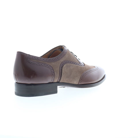 Mezlan Mez300 Mens Brown Leather Oxfords & Lace Ups Wingtip & Brogue Shoes