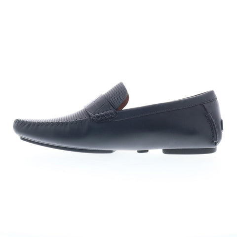 Mezlan Mez301 Mens Black Leather Loafers & Slip Ons Penny Shoes