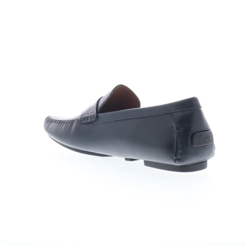 Mezlan Mez301 Mens Black Leather Loafers & Slip Ons Penny Shoes