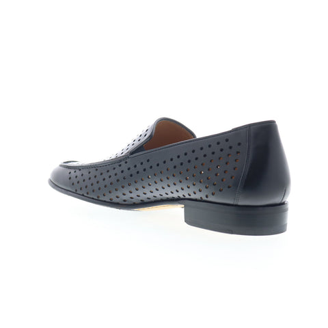 Mezlan Mez302 Mens Black Leather Loafers & Slip Ons Casual Shoes