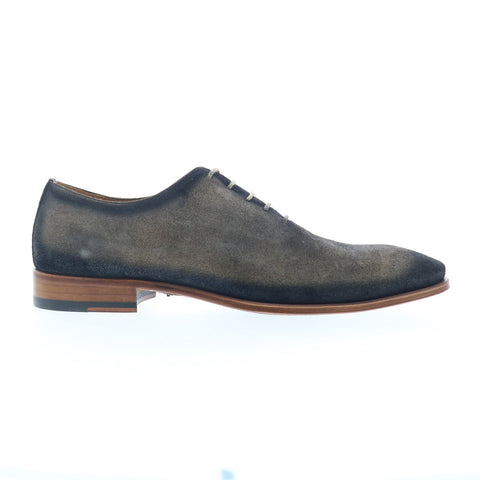 Mezlan Mez306 Mens Gray Leather Oxfords & Lace Ups Casual Shoes