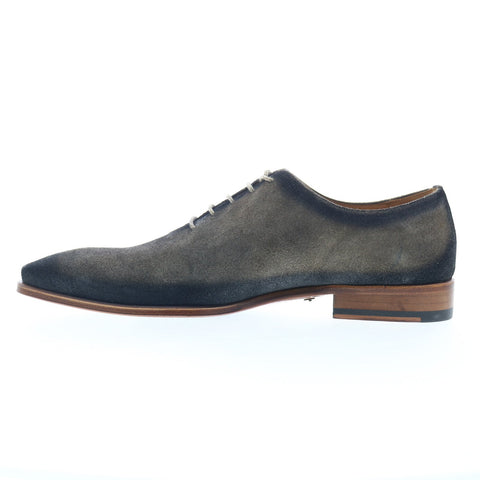 Mezlan Mez306 Mens Gray Leather Oxfords & Lace Ups Casual Shoes