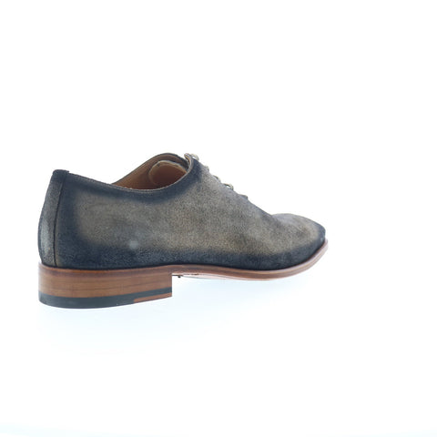 Mezlan Mez306 Mens Gray Leather Oxfords & Lace Ups Casual Shoes