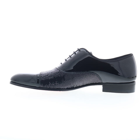 Mezlan Mez309 Mens Black Leather Oxfords & Lace Ups Cap Toe Shoes