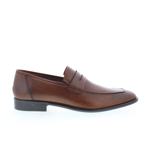 Mezlan Mez321 Mens Brown Leather Loafers & Slip Ons Penny Shoes