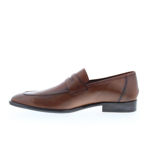 Mezlan Mez321 Mens Brown Leather Loafers & Slip Ons Penny Shoes