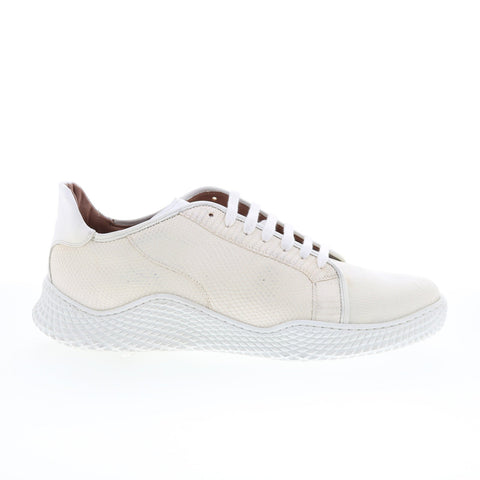 Mezlan Mez326 Mens White Leather Lace Up Lifestyle Sneakers Shoes