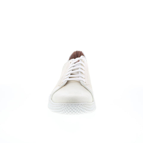 Mezlan Mez326 Mens White Leather Lace Up Lifestyle Sneakers Shoes