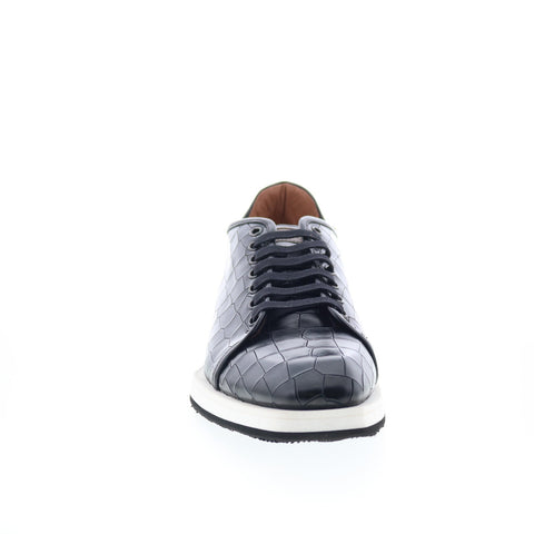 Mezlan Mez327 Mens Black Leather Lace Up Lifestyle Sneakers Shoes