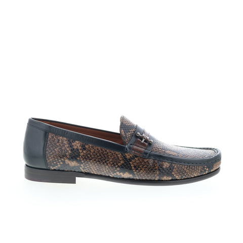 Mezlan Mez333 Mens Brown Leather Loafers & Slip Ons Casual Shoes