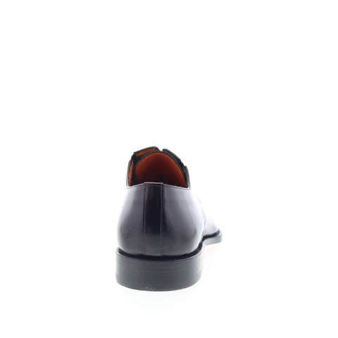 Mezlan Mez339 Mens Burgundy Leather Oxfords & Lace Ups Cap Toe Shoes