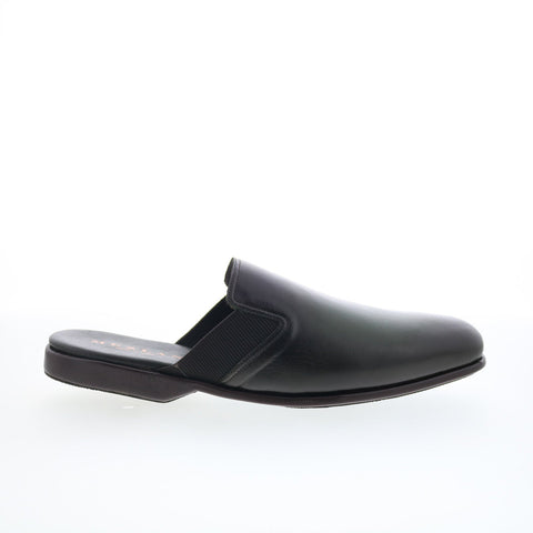 Mezlan Mez349 Mens Green Leather Slip On Mules Slippers Shoes