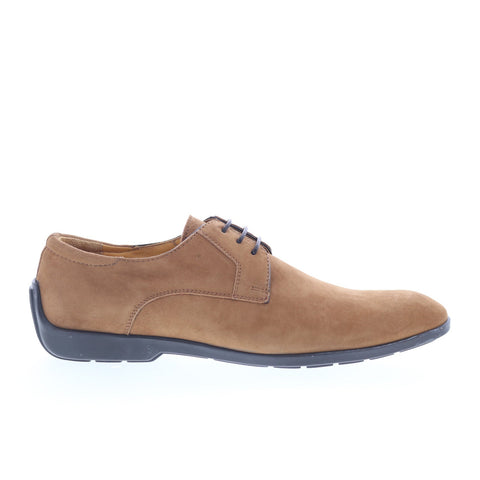 Mezlan Mez350 Mens Brown Suede Oxfords & Lace Ups Plain Toe Shoes