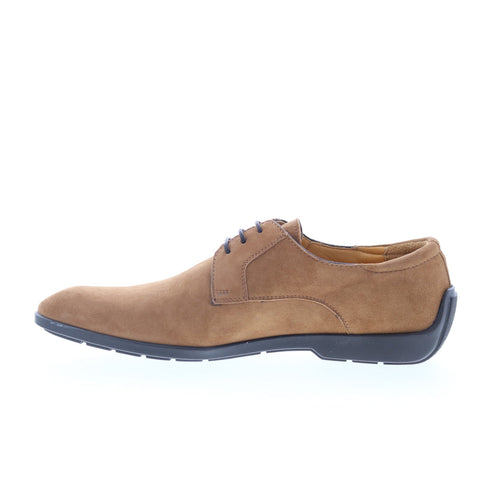Mezlan Mez350 Mens Brown Suede Oxfords & Lace Ups Plain Toe Shoes