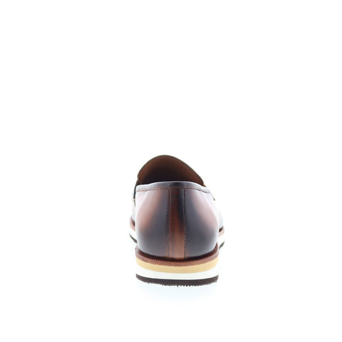 Mezlan Mez353 Mens Brown Leather Loafers & Slip Ons Penny Shoes