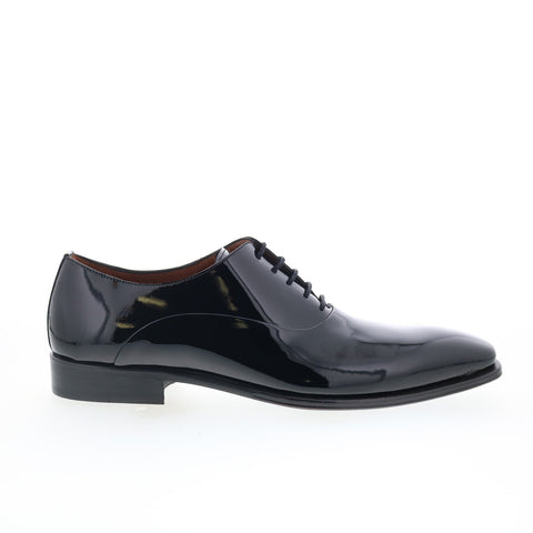 Mezlan Mez356 Mens Black Leather Oxfords & Lace Ups Plain Toe Shoes