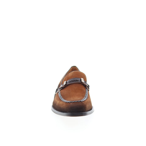 Mezlan Mez366 Mens Brown Suede Loafers & Slip Ons Casual Shoes