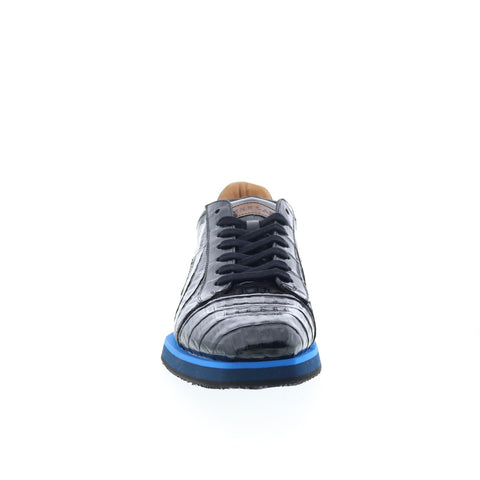 Mezlan Mez36 Mens Black Leather Lace Up Lifestyle Sneakers Shoes