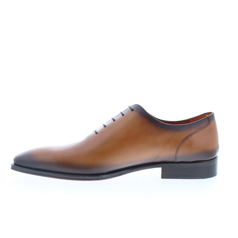 Mezlan Mez379 Mens Brown Leather Oxfords & Lace Ups Plain Toe Shoes