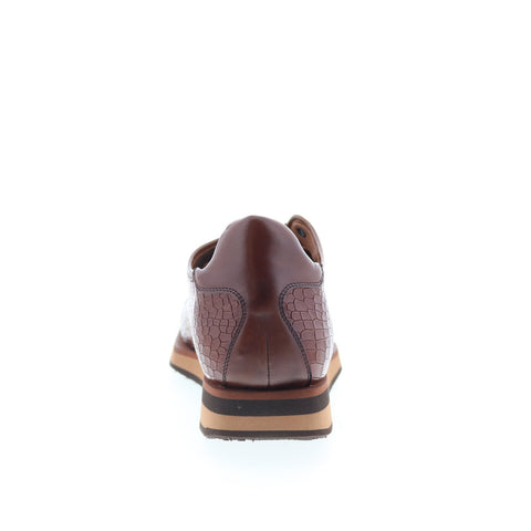 Mezlan Mez382 Mens Brown Leather Lace Up Lifestyle Sneakers Shoes